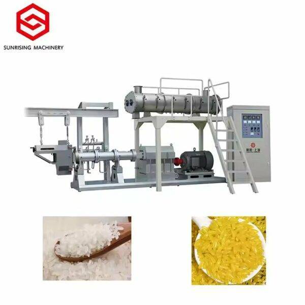 ⁦آلة تصنيع الأرز الصناعي المدعم ببراغي مزدوجة FRK Extruder خط معالجة صنع الأرز الغذائي⁩ - الصورة ⁦3⁩