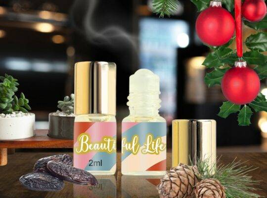 مجموعة عطر سفر نسائية صغيرة الحجم