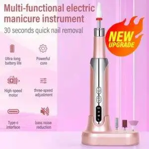 ماكينة تلميع أظافر كهربائية محمولة تعمل بالشحن عبر USB للبيع الساخن ماكينة تلميع أظافر كهربائية محمولة تعمل بالشحن عبر USB