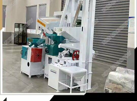 سعر آلات طحن الأرز الأوتوماتيكية KODI NZJ-15 15TPD / آلة طحن الأرز المدمجة / مطحنة الأرز
