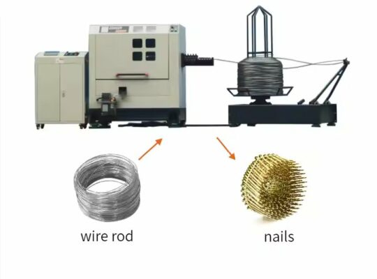 آلة تصنيع المسامير السلكية الفولاذية