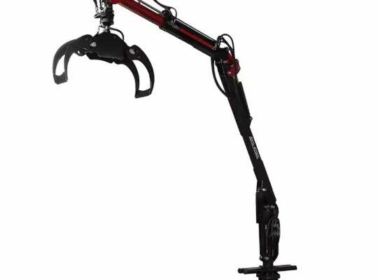 رافعة أخشاب Bossworth Forestry Machine ذات خطاف دوار هيدروليكي للجرار