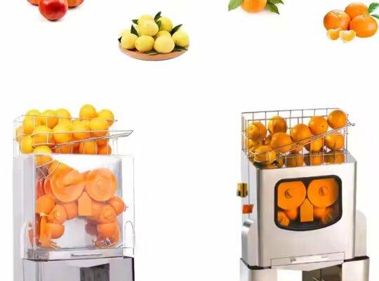 عصارة فواكه طازجة تجارية من الفولاذ المقاوم للصدأ Lar آلة تقشير أوتوماتيكية Oran عصارة رمان ليمون DC Squeeze