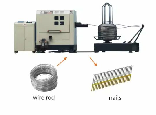 آلة تصنيع المسامير السلكية الفولاذية