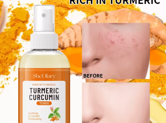 مجموعة مخصصة 5 Tumeric لمكافحة حب الشباب مزيل البقع الداكنة