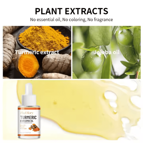 ⁦مجموعة مخصصة 5 Tumeric لمكافحة حب الشباب مزيل البقع الداكنة⁩ - الصورة ⁦5⁩