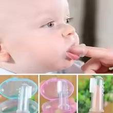 مجموعة فرش أسنان إصبع طفل لطيف
