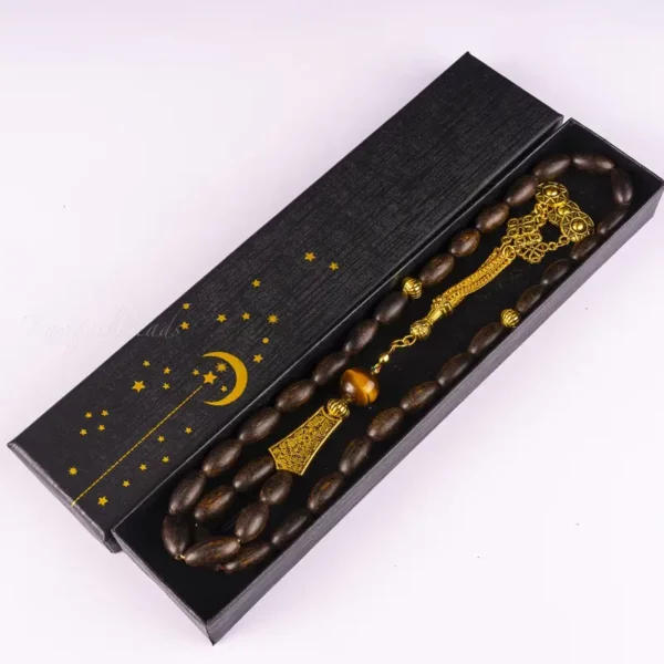 ⁦سبحة ذات 33 حبة من العود المعطر⁩ - الصورة ⁦5⁩