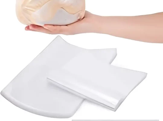 100 قطعة من أكياس الانكماش الحراري، 18 سم x 35 سم، شفافة بدون رائحة، مادة PP بمنفذ واحد، لصابون، برطمانات الشموع، مشاريع صنع القنبلة الحمامية، تغليف الهدايا