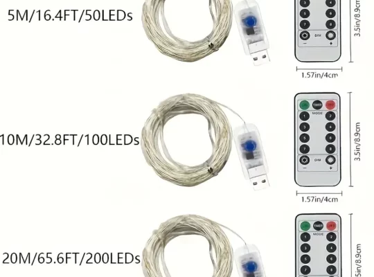 مصباح ساحر بـ 20/50/100 LED ، تزيين الحفلات