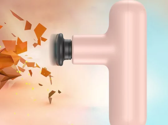 SK6 بندقية تدليك العضلات الصغيرة القوية ذات 4 سرعات قابلة للتعديل