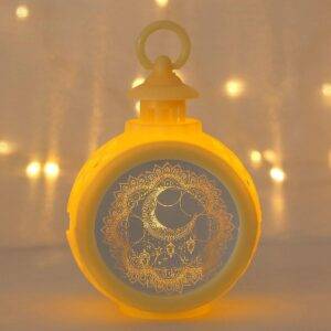 زينة رمضان أضواء الرياح LED