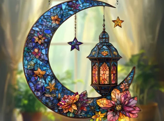 مكون من 1 قطعة سونكاتشر رمضان بأسلوب الفينتاج