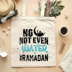 حقيبة حمل جمالية رمضان مبارك، زوجة محايدة غير مميزة