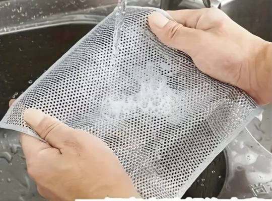 12 مناديل تنظيف مصنوعة من الفولاذ المقاوم للصدأ