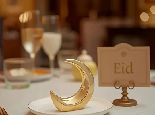 صينية زينة تمثال القمر لعيد رمضان