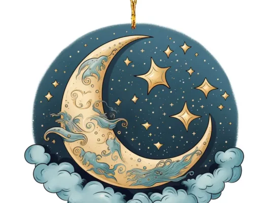 1 قطعة زينة معلقة أكريليك للرمضان