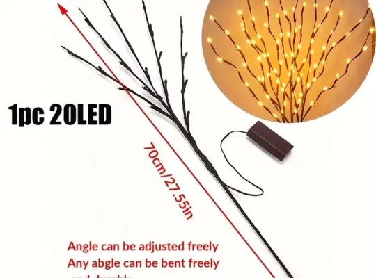 1 قطعة ضوء LED لشجرة محاكاة