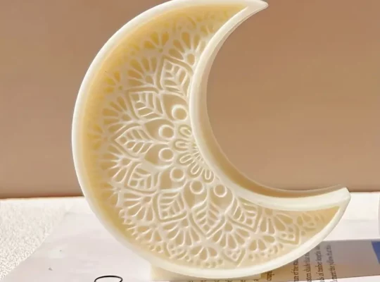 قالب سيليكون بموضوع رمضان لصنع الشموع والحرف الراتنج