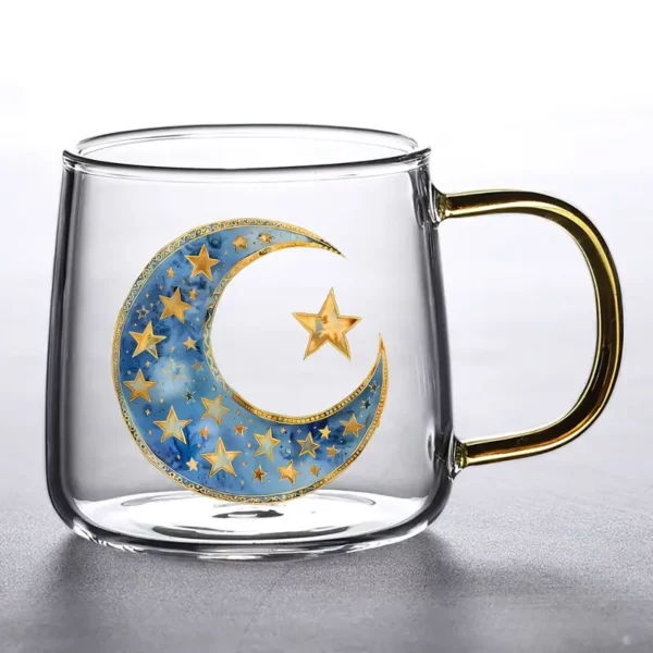 ⁦12 قطعة من ملصقات رمضان القمرية ذاتية اللصق⁩ - الصورة ⁦4⁩