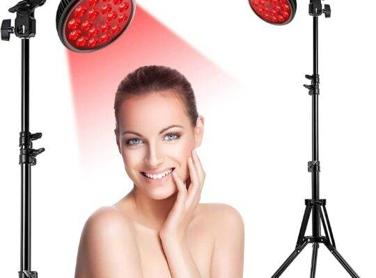 1PC 54 W ضوء العلاج E26 / E27 18 الخرز LED أحمر