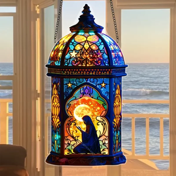 ⁦1 قطعة كلاسيكية من الأكريليك ليلة رمضان فانوس⁩ - الصورة ⁦4⁩