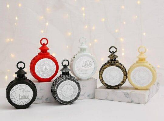 زينة رمضان أضواء الرياح LED