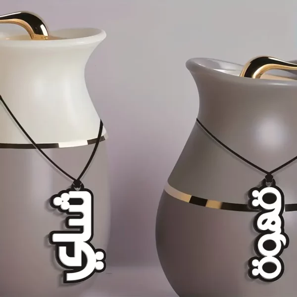 ⁦مجموعة من 2 علامات للقوارير الحرارية من الاكريليك⁩ - الصورة ⁦6⁩