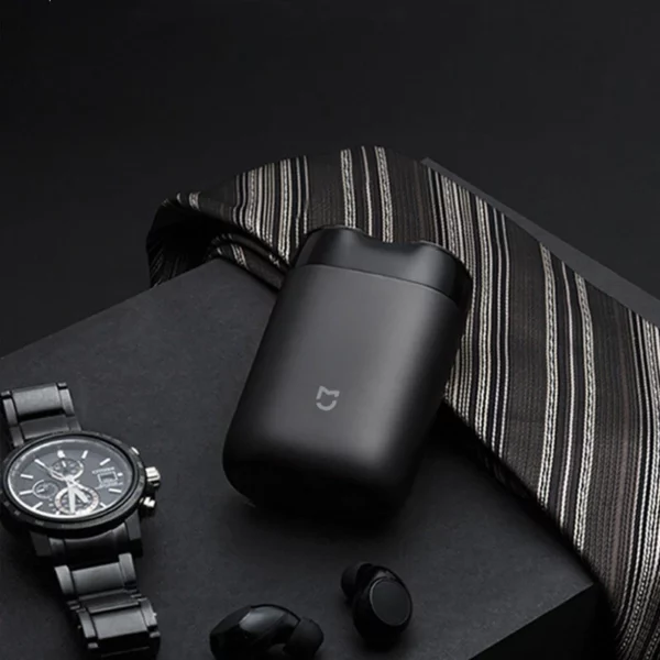 ⁦XIAOMI S100 ماكينة حلاقة كهربائية رأس حلاقة دوار⁩ - الصورة ⁦5⁩