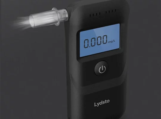 tester Lydsto للكحول جهاز تحليل التنفس اختباري للقيادة تحت تأثير الكحول