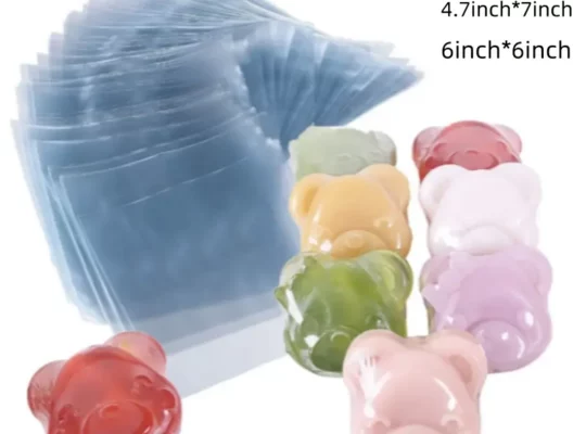 50/100 قطعة من أكياس التغليف الحراري PVC