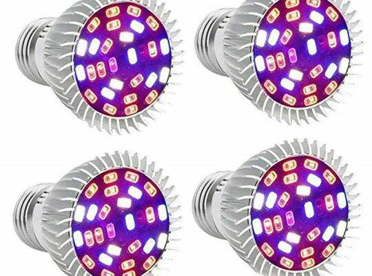 4 قطع كامل الطيف led تنمو ضوء
