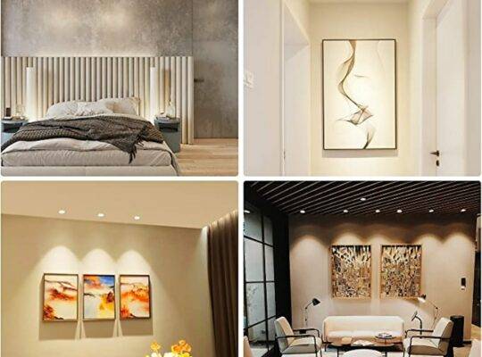 12 قطعة 6 واط كشافات إضاءة المسار LED المصباح الكهربائي