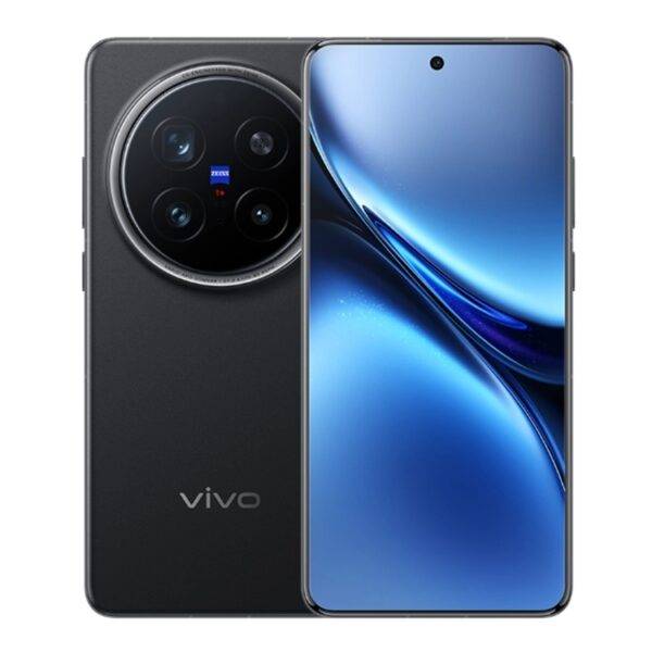 فيفو X200 برو، 12 جيجا بايت + 256 جيجا بايت، Face ID / شاشة التعرف على بصمة الإصبع، 6.78 بوصة، أندرويد 15، معالج Dimensity 9400 ثماني النواة، OTG، NFC، شبكة: 5G، يدعم جوجل بلاي (أسود)⁩