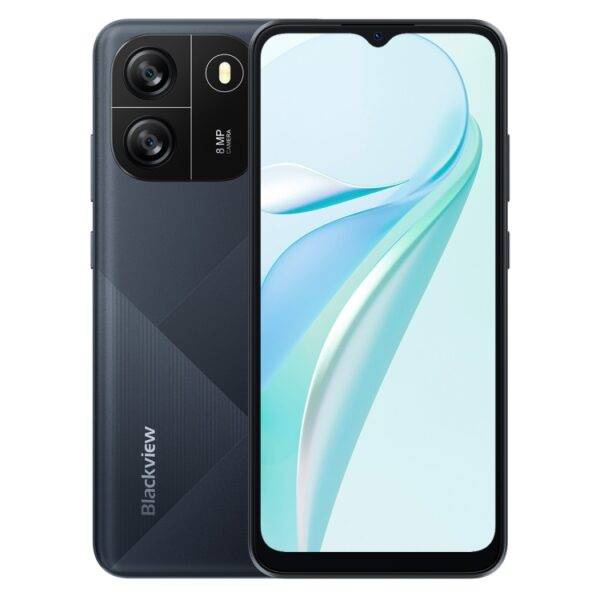 Blackview WAVE 6C، 2 جيجابايت + 32 جيجابايت، 6.5 بوصة Android 13 Unisoc SC9863A ثماني النواة حتى 1.6 جيجا هرتز، الشبكة: 4G، OTG (أسود)