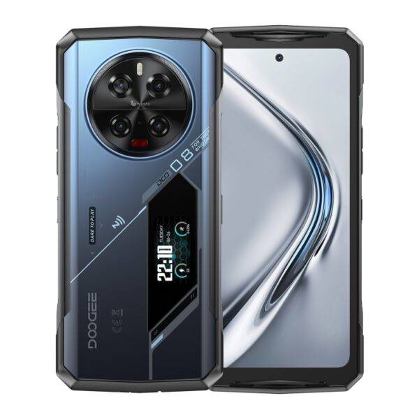 هاتف DOOGEE V40 Pro Rugged، 16 جيجابايت + 512 جيجابايت، شاشة 6.78 بوصة، أندرويد 14، معالج Dimensity 7300 ثماني النواة، شبكة 5G، OTG، NFC (أزرق)