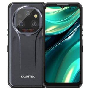 Oukitel WP39 Pro 5G Rugged، 6GB+256GB، رؤية ليلية، التعرف على بصمة الإصبع، 6.6 بوصة MediaTek Dimensity 6100+ Octa Core، NFC، OTG، شبكة: 5G (أسود)