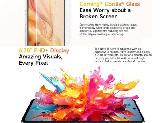 Ulefone Note 18 Ultra، 6