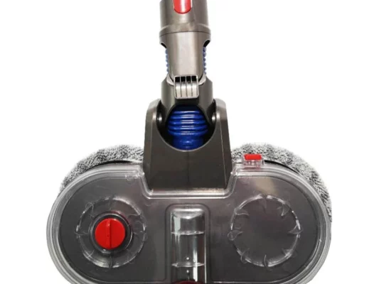 ملحق رأس الممسحة الكهربائية لـ Dyson V7 V8 V10 V11 مع خزان مياه و 6 وسادات ممسحة. ABS عالي الجودة لتنظيف الأرضيات المتنوع