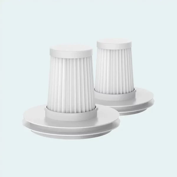 ⁦Xiaomi Mijia عبوة HEPA المكونة من 2 لـ MJCMY01DY مكنسة كهربائية لإزالة الغبار - أبيض⁩ - الصورة ⁦2⁩
