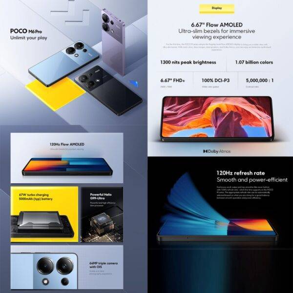 ⁦هاتف Xiaomi POCO M6 Pro Global⁩ - الصورة ⁦3⁩
