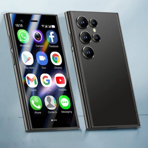 SOYES S24 Pro Max، 2 جيجابايت + 16 جيجابايت، شاشة 3.0 بوصة، أندرويد 10.0، MTK6737M رباعي النواة، بلوتوث، واي فاي، شبكة 4G، ثنائي الشريحة، يدعم متجر Google Play (أسود)⁩