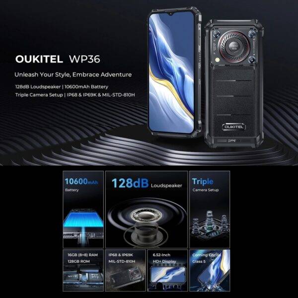 ⁦Oukitel WP36⁩ - الصورة ⁦2⁩