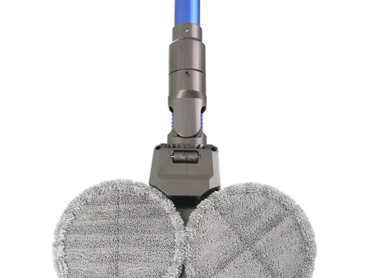 ملحق رأس الممسحة الكهربائية لـ Dyson V7 V8 V10 V11 مع خزان مياه و 6 وسادات ممسحة. ABS عالي الجودة لتنظيف الأرضيات المتنوع