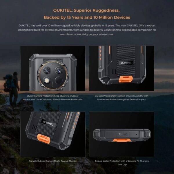 ⁦هاتف Oukitel G1 Rugged⁩ - الصورة ⁦3⁩