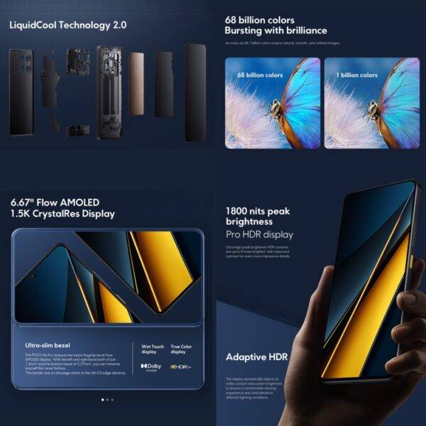 ⁦هاتف Xiaomi POCO X6 Pro Global⁩ - الصورة ⁦3⁩