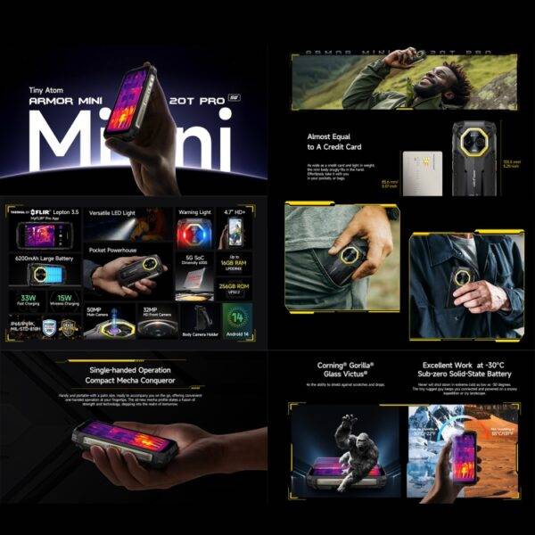 ⁦هاتف Ulefone Armor Mini 20T Pro⁩ - الصورة ⁦4⁩