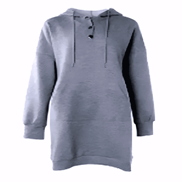 فستان كاجوال بغطاء رأس - الصورة 4