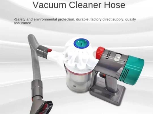 إكسسوارات مكنسة كهربائية أجزاء خرطوم أنبوب تمديد مرن ملحقات أنبوب تلسكوبي لـ Dyson V7 و V8 و V10 و V11 و V12 و V15 و G5 – اللون الرمادي