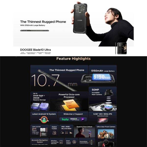 ⁦DOOGEE Blade 10 Ultra⁩ - الصورة ⁦5⁩